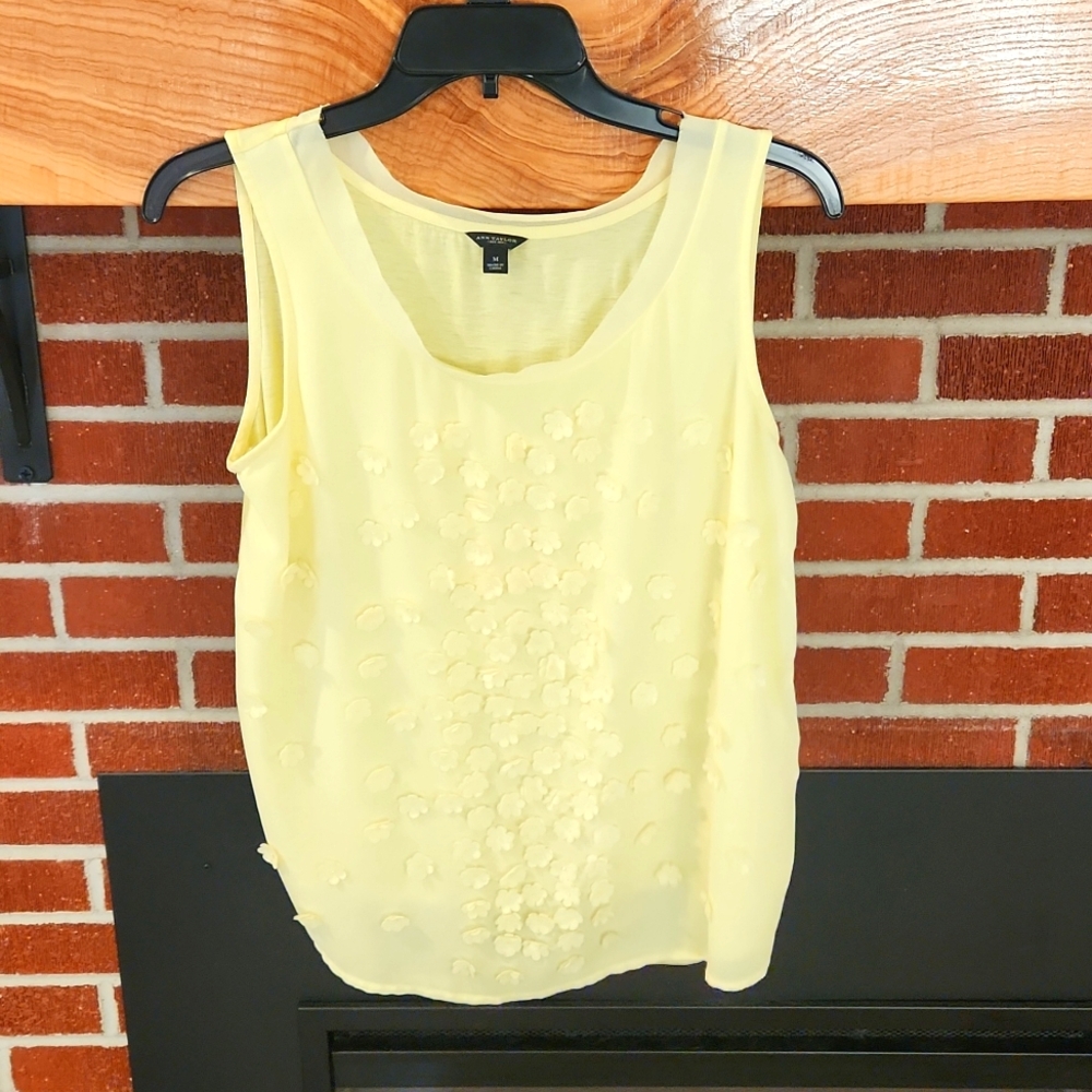 Ann Taylor Yellow Tank